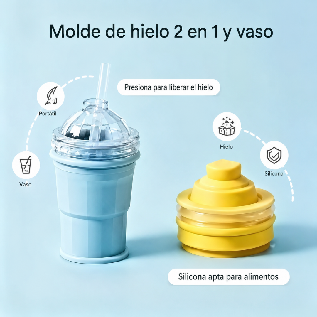 Vaso de Silicona 2 en 1