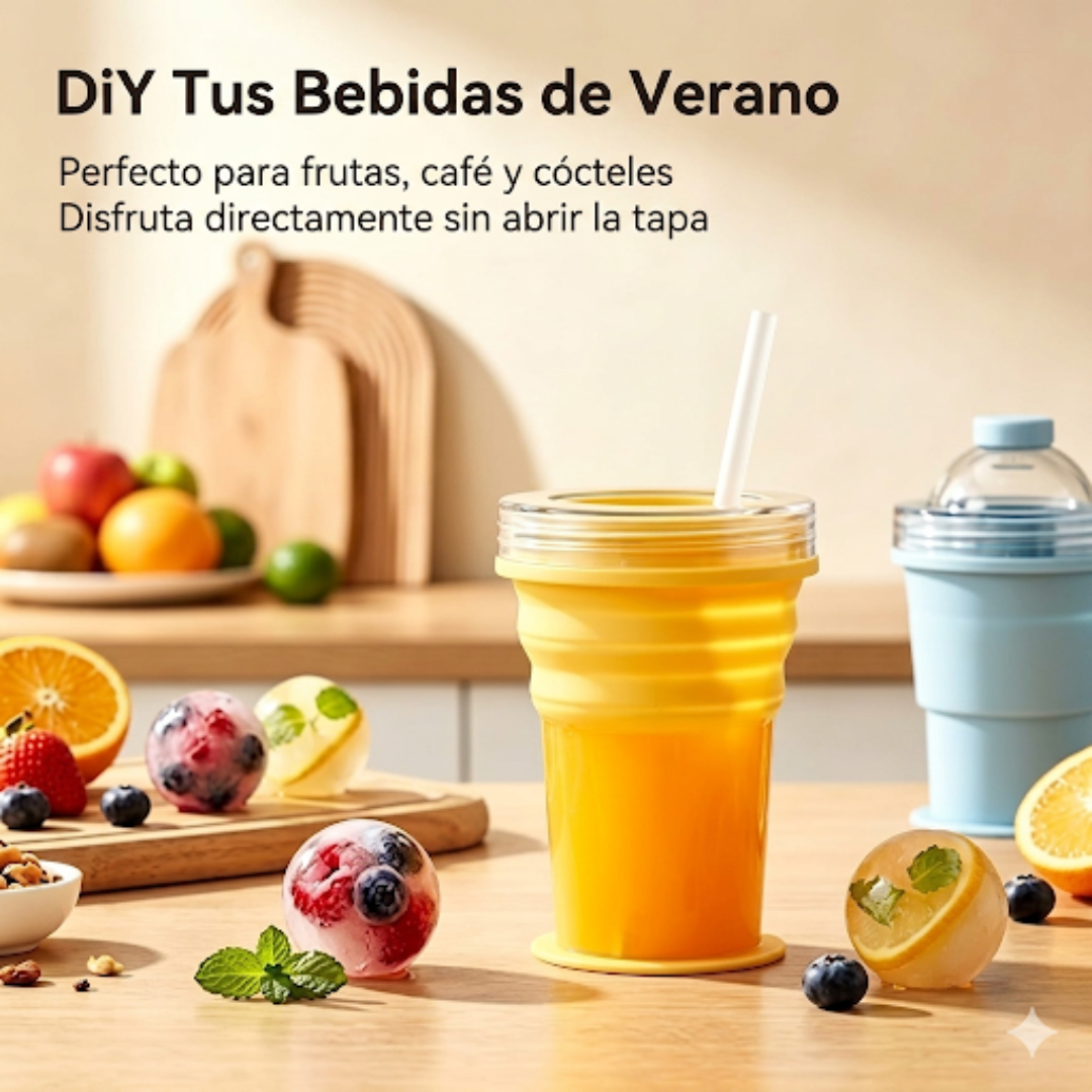 Vaso de Silicona 2 en 1